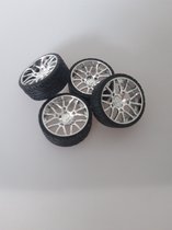 1:18 Maglia-ECL Concave velgenset 19 inch Chroom