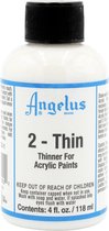Angelus 2Thin - diluant pour peinture acrylique pour cuir - 118ml