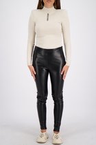 Livia Top Shoulder Pads Knitwear Creme XS