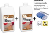 HG tegel cementrestenverwijderaar - 2 stuks + Zaklamp/Knijpkat