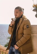 DEELUXE Lange parka met capuchonDAYLIN Toffee