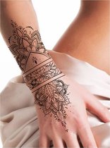 Arm Tattoo transfer / tijdelijke tattoo bloem 17x8 cm