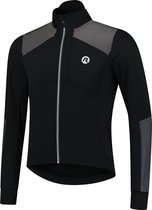 Rogelli HI VIS Fietsjack Winter - Heren - Zwart, Reflectief - Maat S