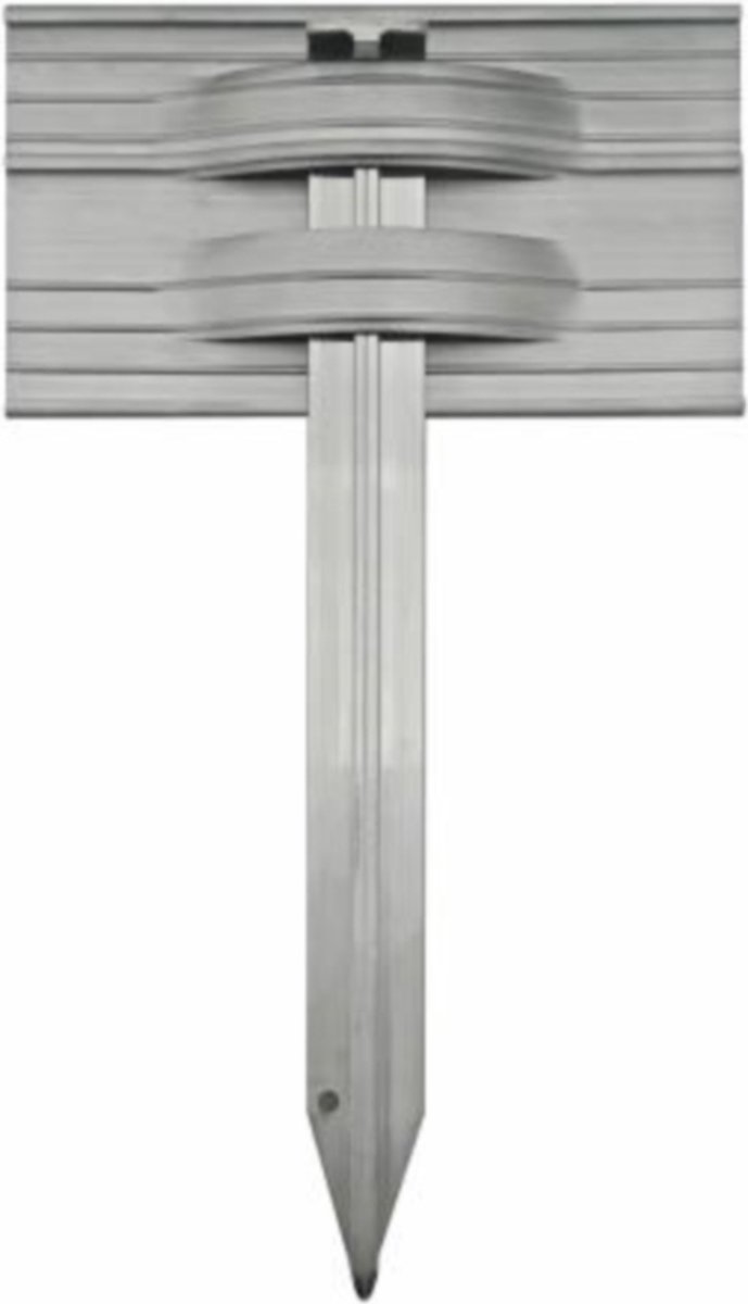 Grondanker voor aluminium Borderranden - Gazonrand - Kantopsluiting