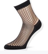 Fishnet Sokken - Visnet Sokjes - Zwart - |One Size - Visnet kousen - Pantysok