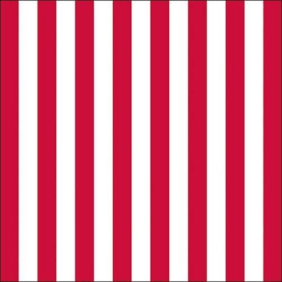 Foto: Ambiente stripes red papieren servetten