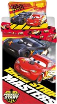 Disney Cars Dekbedovertrek Drag Strip Masters - Eenpersoons - 140  x 200 cm - Rood