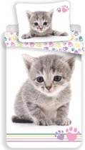 Animal Pictures Kitten Dekbedovertrek - Eenpersoons - 140 x 200 cm - Katoen