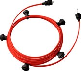 7,5m red stringlight + b. E27