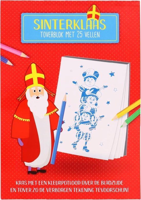 Foto: Wins holland sinterklaas puzzelboek toverblok spelletjesboek voor kinderen