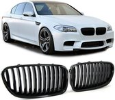 Calandre Sport Grille rein BMW Série 5 F10 F11 Zwart brillant M Look Tuning Single Bar 520 530 540 550 M5