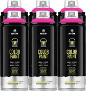 MTN PRO Color Paint RAL Spuitverf - 6 stuks - Tele Magenta - 400ml