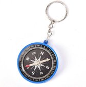 sleutelhanger kompas junior 4,5 cm zwart