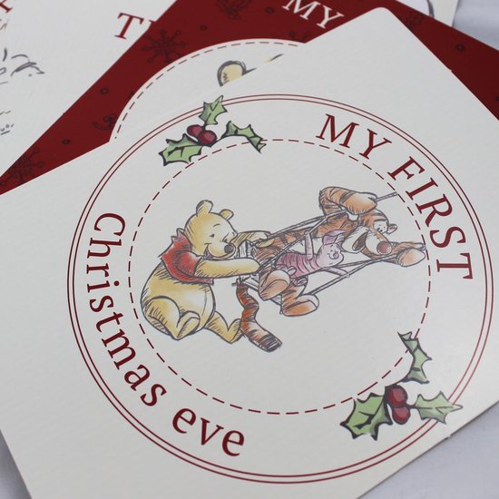 Disney Winnie the Pooh My First Christmas Milestone Cards — afbeelding 4