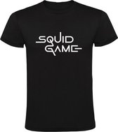 Squid Game | Heren T-shirt | Zwart | Netflix | Serie | Survival Game | Drama