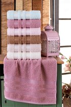 Louise® Handdoek 4 Pack Handdoeken | 100% Katoen Badstof | 50x100cm | Handdoeken | Handdoekenset | Handdoeken Set |