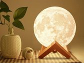Maan nachtlampje - Nachtlamp - Sfeerverlichting - Design lamp - Dim functie - 18CM - XL - Multifunctioneel - Staande lamp - LED - Verschillende kleuren - Maanlamp - Lamp - AWARD WINNER - NEW 