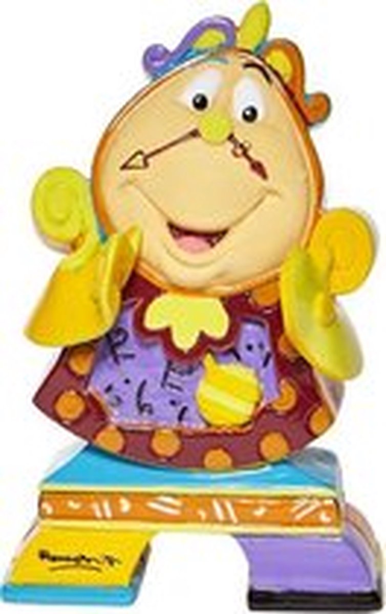 Belle en het Beest Cogsworth 9 cm