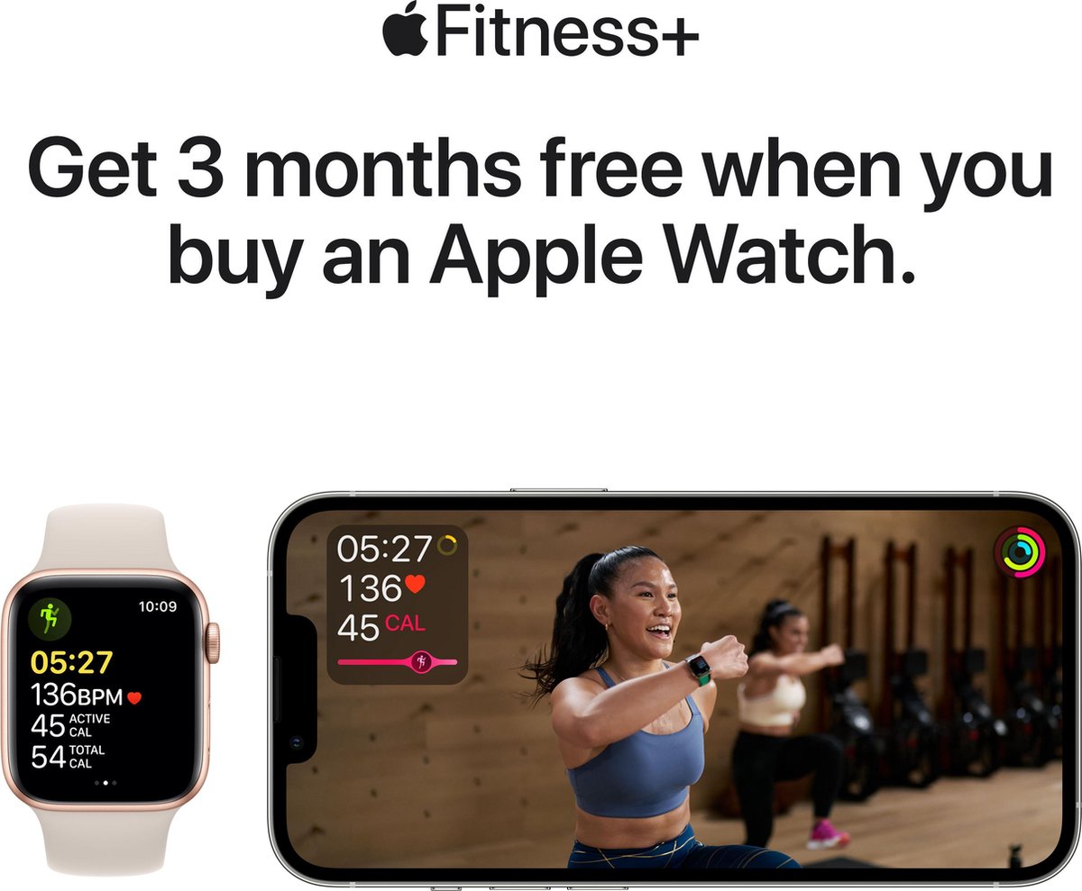 Apple Watch SE 2021 - Smartwatch - 44mm - Spacegrijs | bol.com