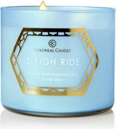 Colonial Candle – Geo Luxe Sleigh Ride - 411 gram