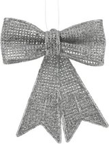 8 pièces ! Mini noeud pailleté 10,5 cm - Décoration de Noël - Pendentif de Noël
