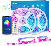 Maxcio | Led Light Strips met IR Remote | 20M |  Compatibel met Alexa Echo |  SmartLife APP Control |Music Sync |  WiFi Led Strip