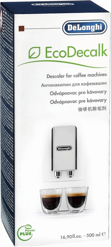 Détartrant DeLonghi Ecodecalk DLSC500 pour machines à café, 500 ml