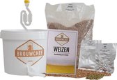 BrouwChef Bierbrouwpakket - Startpakket Weizen - Zelf Bier Brouwen - Bier Brouwen Startpakket - Origineel Cadeau