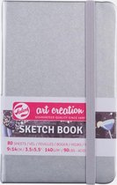Talens Art Creation Schetsboek Zilver - 80 vellen - 9x14cm