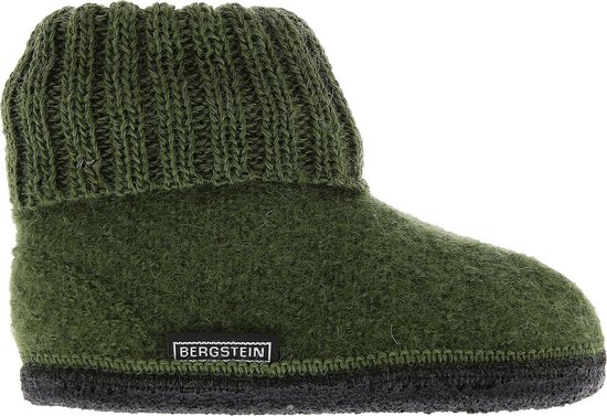 Bergstein Cozy Sloffen Unisex Junior - Forest - Maat 30