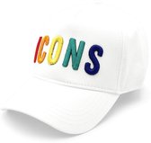 Baseball Cap Heren ICONS Color - Wit