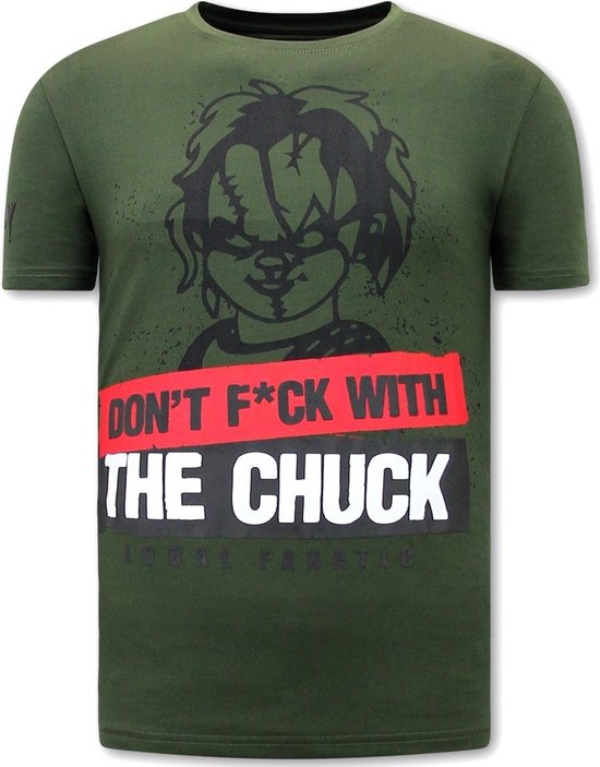 Local Fanatic Childs Play T- Shirts Hommes - Vert - Tailles: L