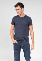 DEELUXE Gestreepte T-shirt DUSTON Night Blue