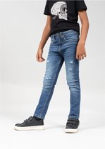 DEELUXE Blauw afgewassen skinny jeansSKENDER Blue Used