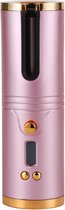 Lifeo® Automatische Krultang - Draadloze Krultang - USB Oplaadbaar - Met Haar Clips, Kam en Opbergtas - Roze