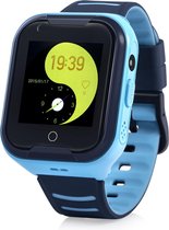 Wonlex GPS horloge kind - GPSHorlogeKids 4G videobellen - Smartwatch kind -tracker AQUA Wifi Blauw [IP67 Waterdicht] incl. SIM-kaart