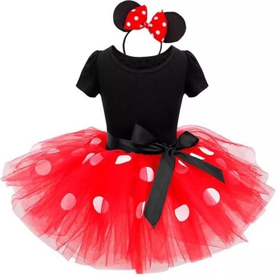 WiseGoods Premium Minnie Mouse Costume - Carnaval - Meiden - Halloween -  Dress Filles