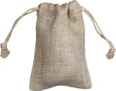 100 stuks Natuurlijk Jute Zakjes 10x15 cm 290 gr