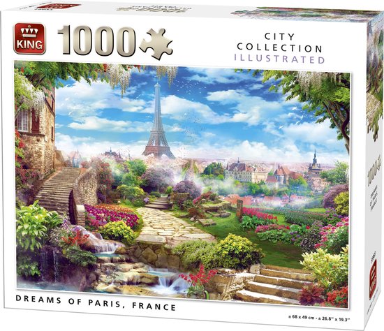 Puzzle, 1000 pièces, Rêves de paris, France, Collection Ville
