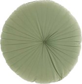 Unique Living | Kussen Rondo 40cm Ø tea green | Kussen woonkamer of slaapkamer