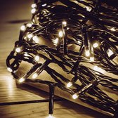 Kerstboomverlichting 14 meter warm wit 200 LED met 8 functies en timer functie - ingebouwde tijdschakelaar - voor binnen en buiten – LUKSUS