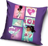 Nella The Princess Knight Sierkussens - Kussen - 40 x 40 inclusief vulling - Kussen van Polyester - KledingDroom®