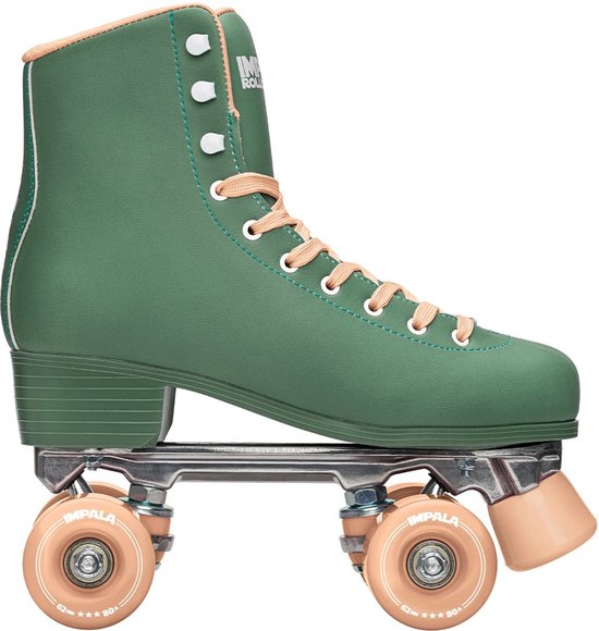 Patins à roulettes Impala Taille 41 Enfants et adultes vert orange