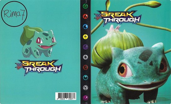 Thumbnail van een extra afbeelding van het spel A.A.S Pokémon verzamelmap bulbasaur - Pokémon Kaarten Album Voor 240 Kaarten - A5 Formaat