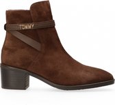 Tommy Hilfiger  - Branding Suede Mid Boot - Brown - 40