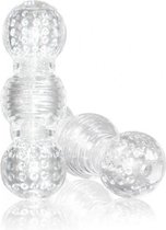 Bundle - M For Men - M for Men - Master Stroker Masturbator - Transparant met glijmiddel