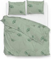 Zo! Home Jennifer Dekbedovertrek - Lits-jumeaux - 260x200/220 cm - Green