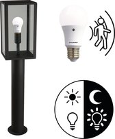 Proventa LED Tuinlantaarn Staand met bewegingssensor - Retro look - 80 cm