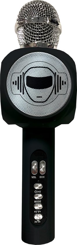 Lexibook MIC260, Speelgoedmicrofoon, 6 jaar, Zwart