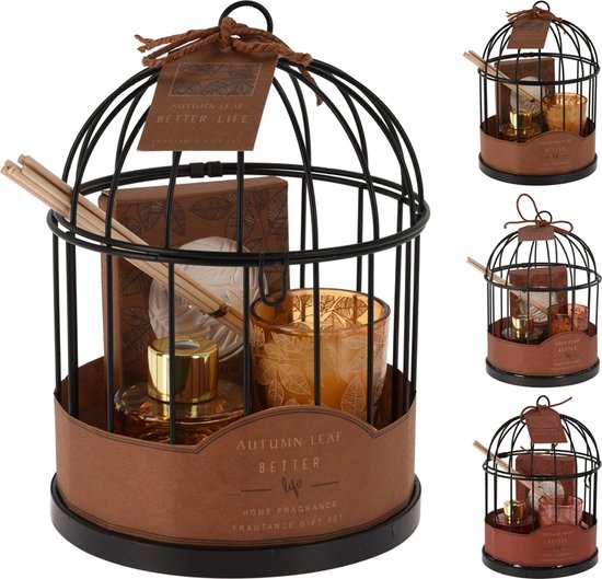 Geurset - Vogelkooi - 20 cm - cadeauset - giftset vrouw